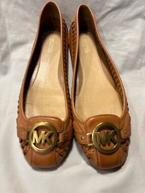 Michael Kors Fulton Woven Loafers – Acorn-Size 8M